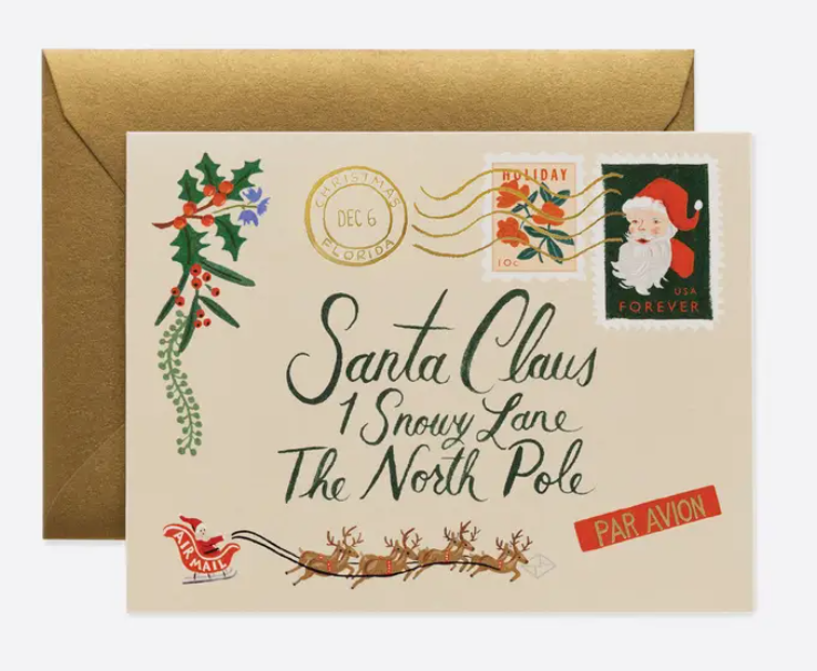 Santa Letter Card