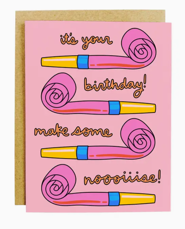 Make Some Noise Birthday Card