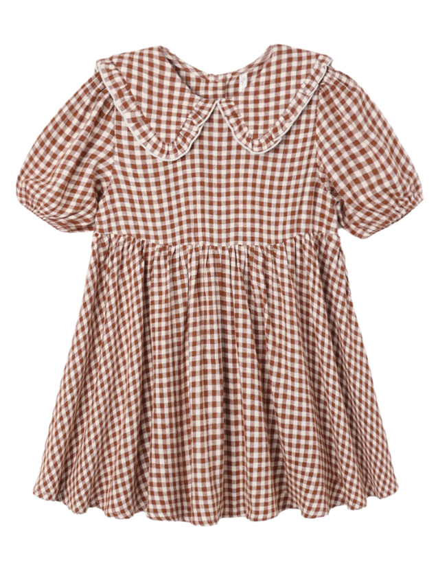 Camille Dress | Brick Check