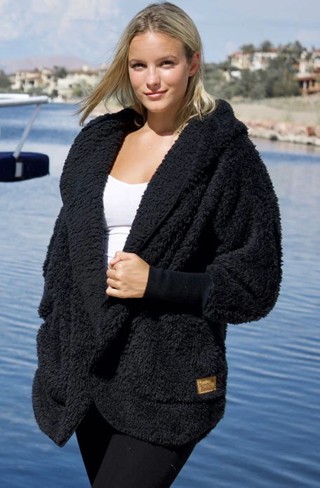 Nordic Beach Wrap | Black Licorice