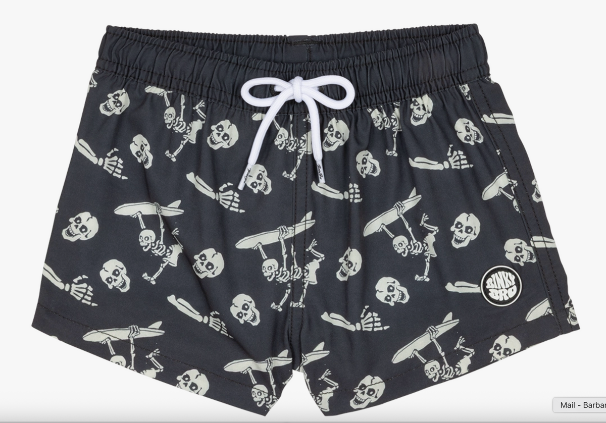 Kids Swimsuit Crossbones