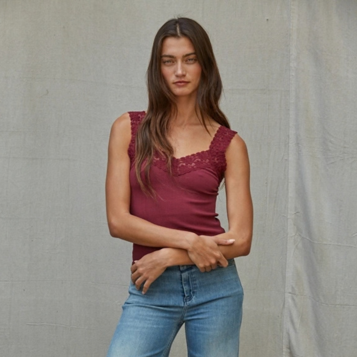 Seamless_Ribbed_Tank_Top_w_Lace_Trim__Cabernet_Red