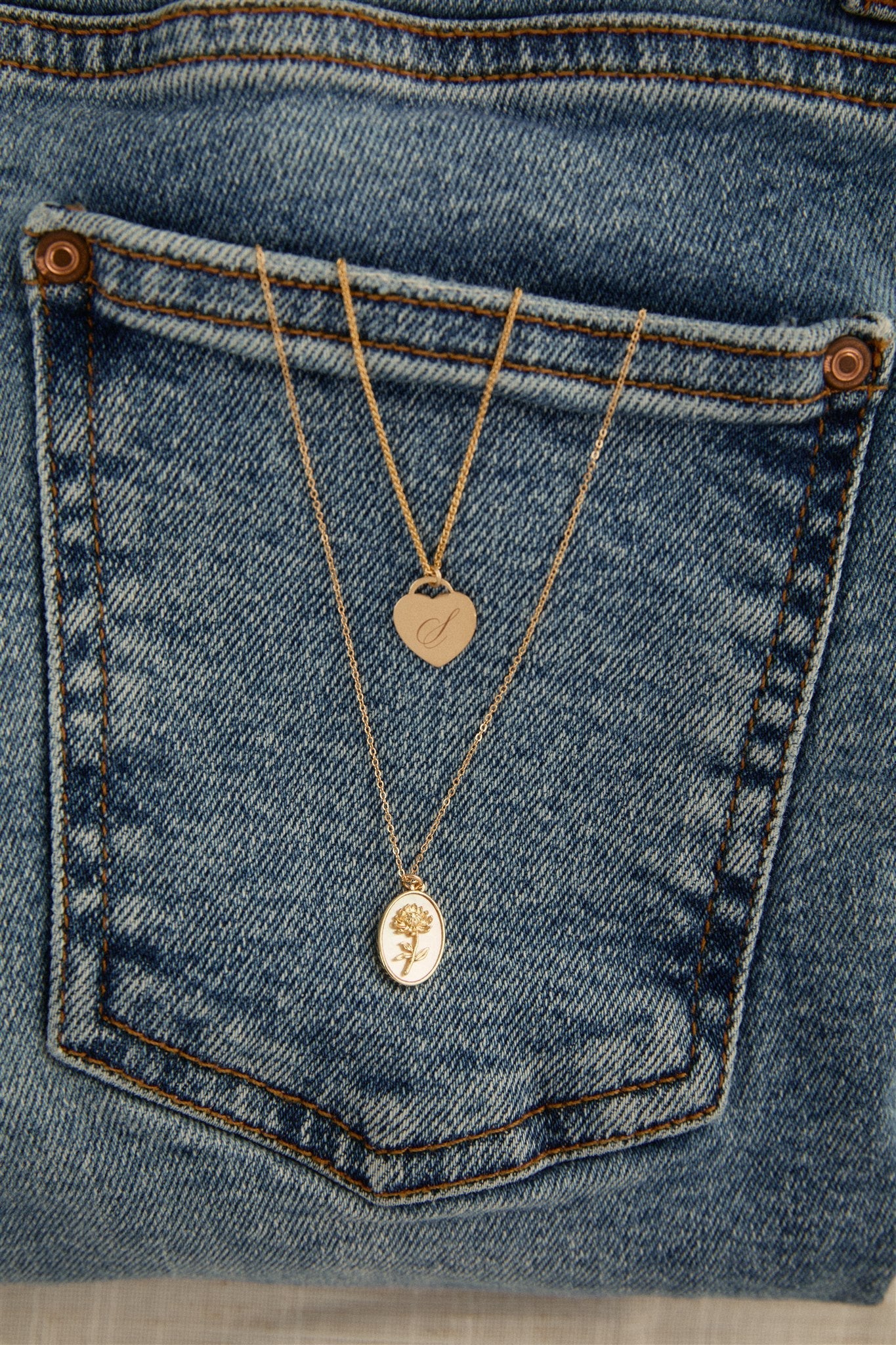 Katrina Birth Flower Necklace