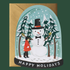 snow globe happy holiday cards