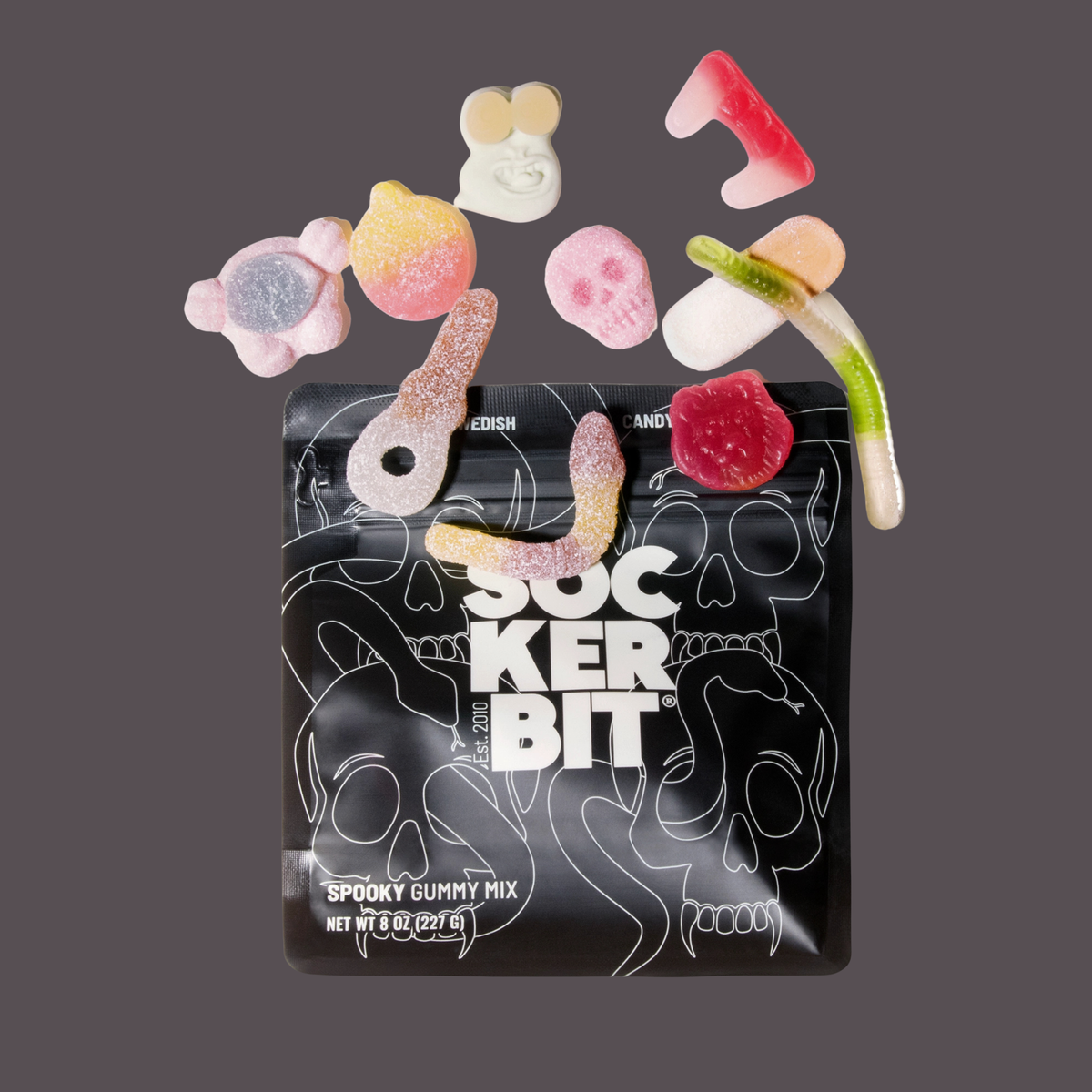 sockerbit spooky gummy mix