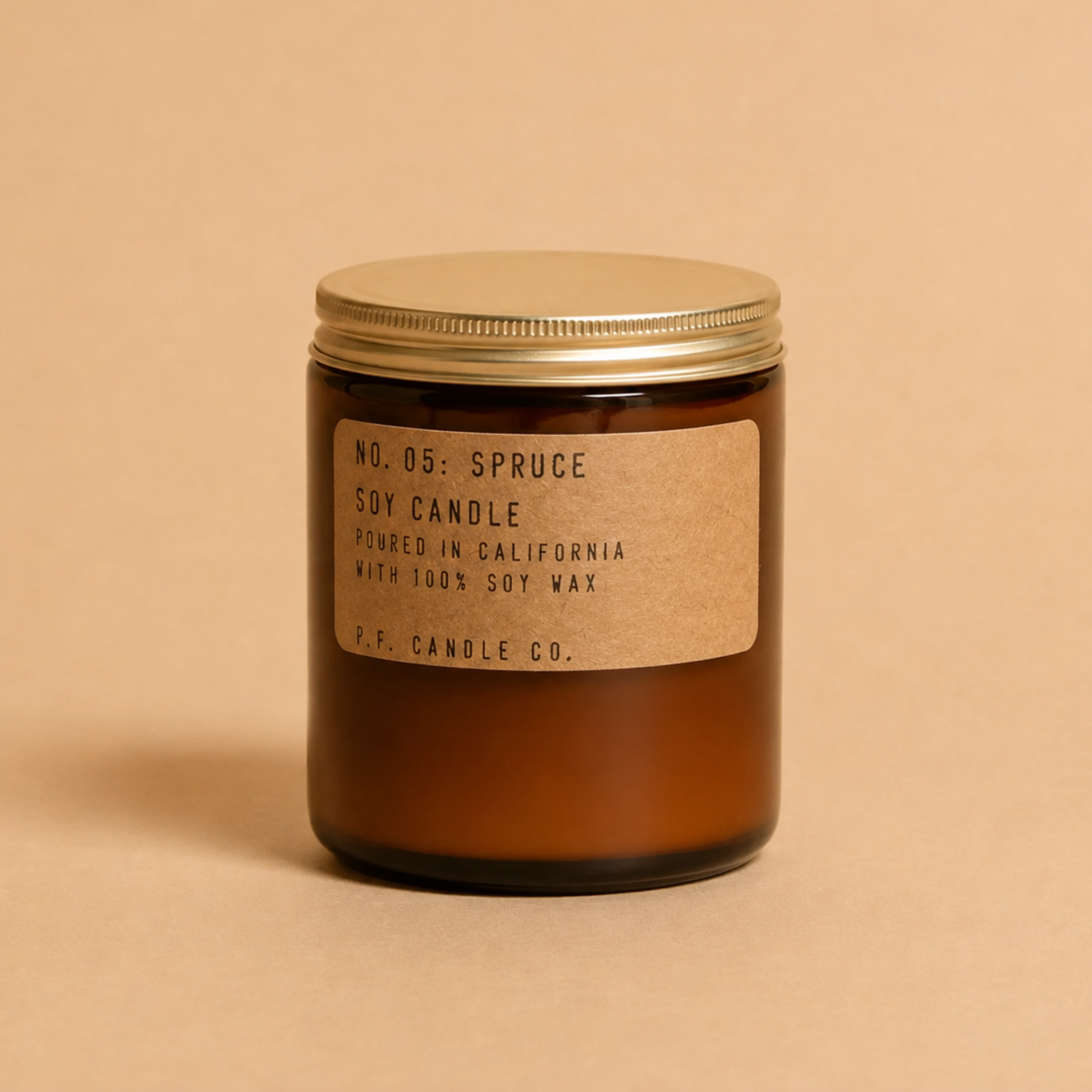 spruce scented candle