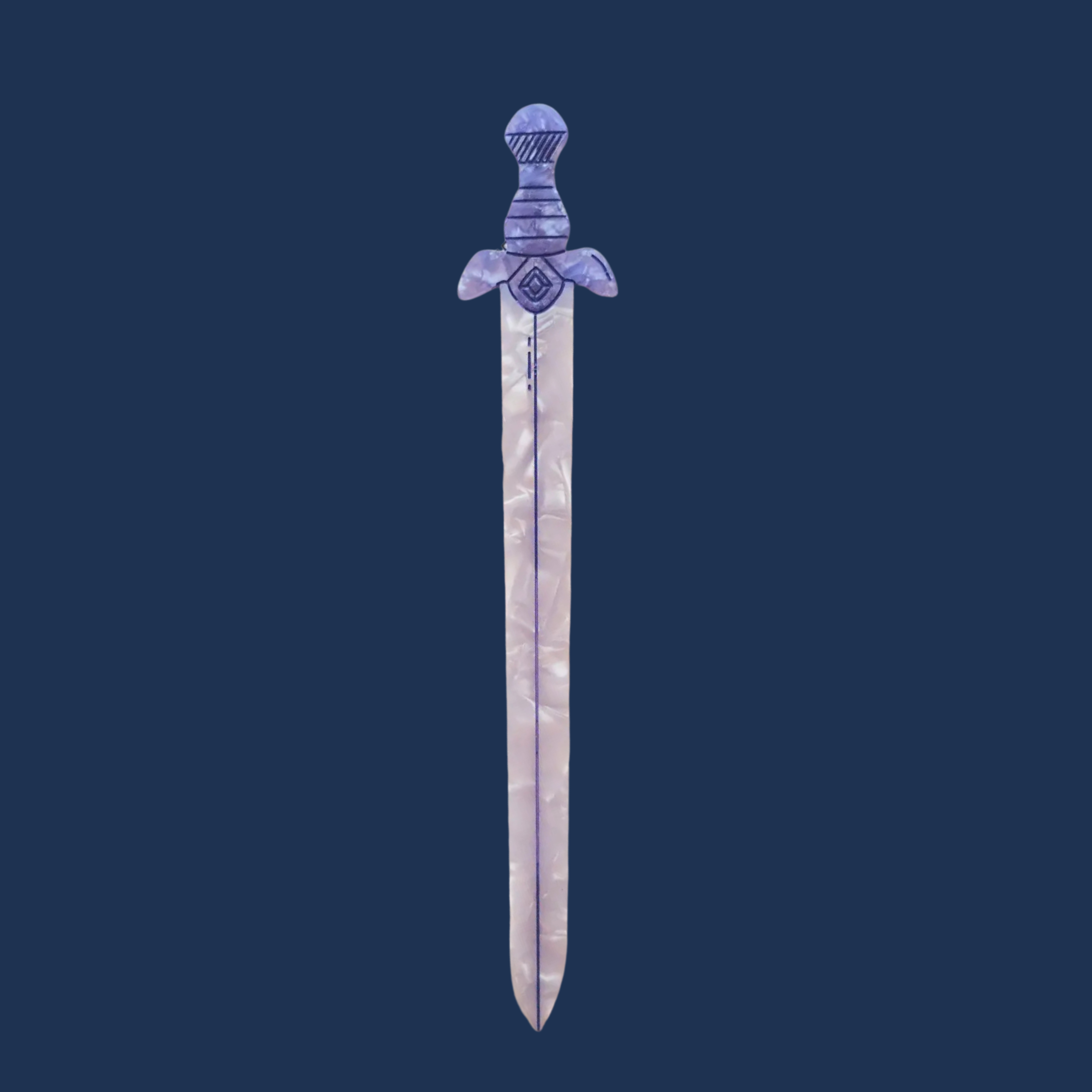 a sword shaped bookmark