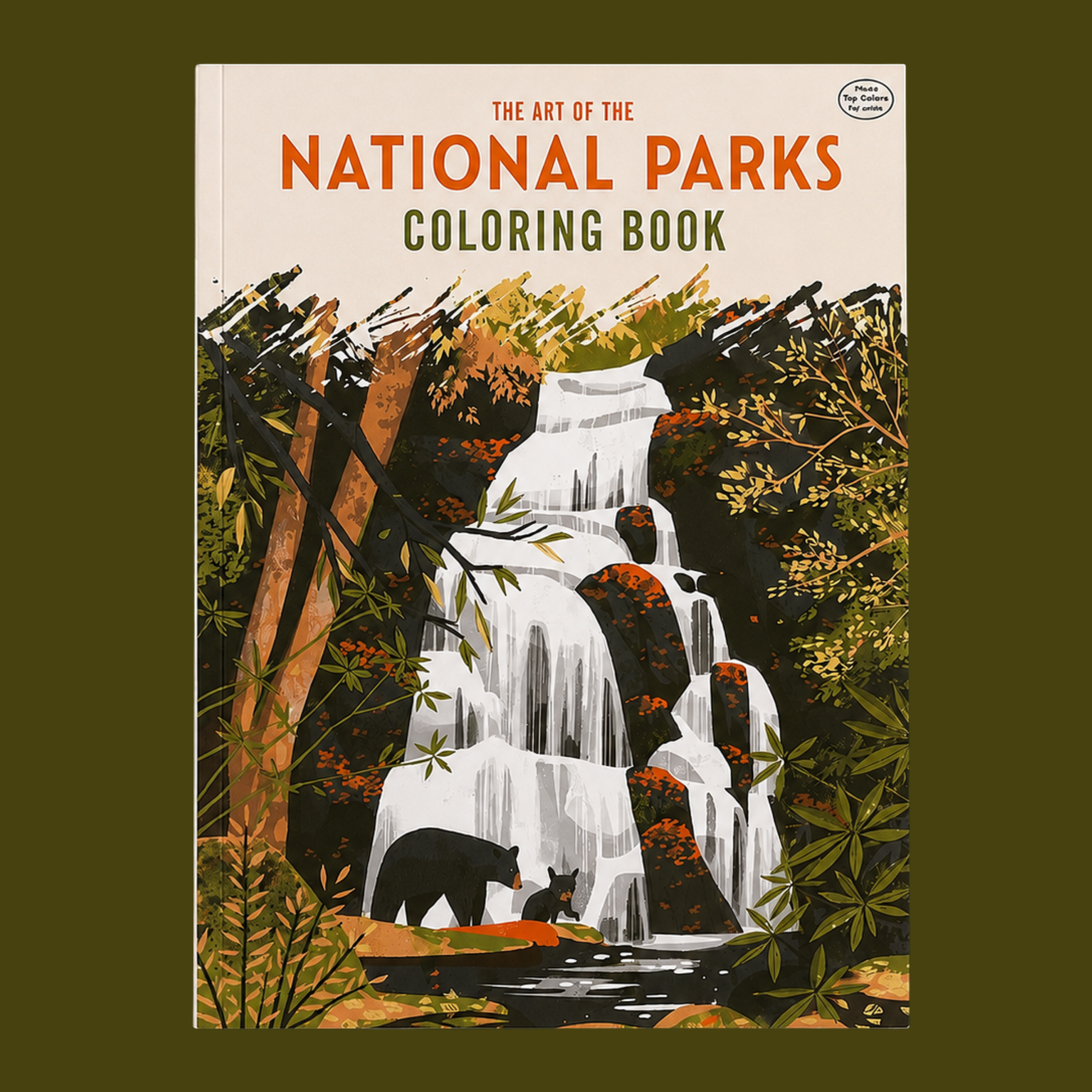 the art of the national parks coloring book