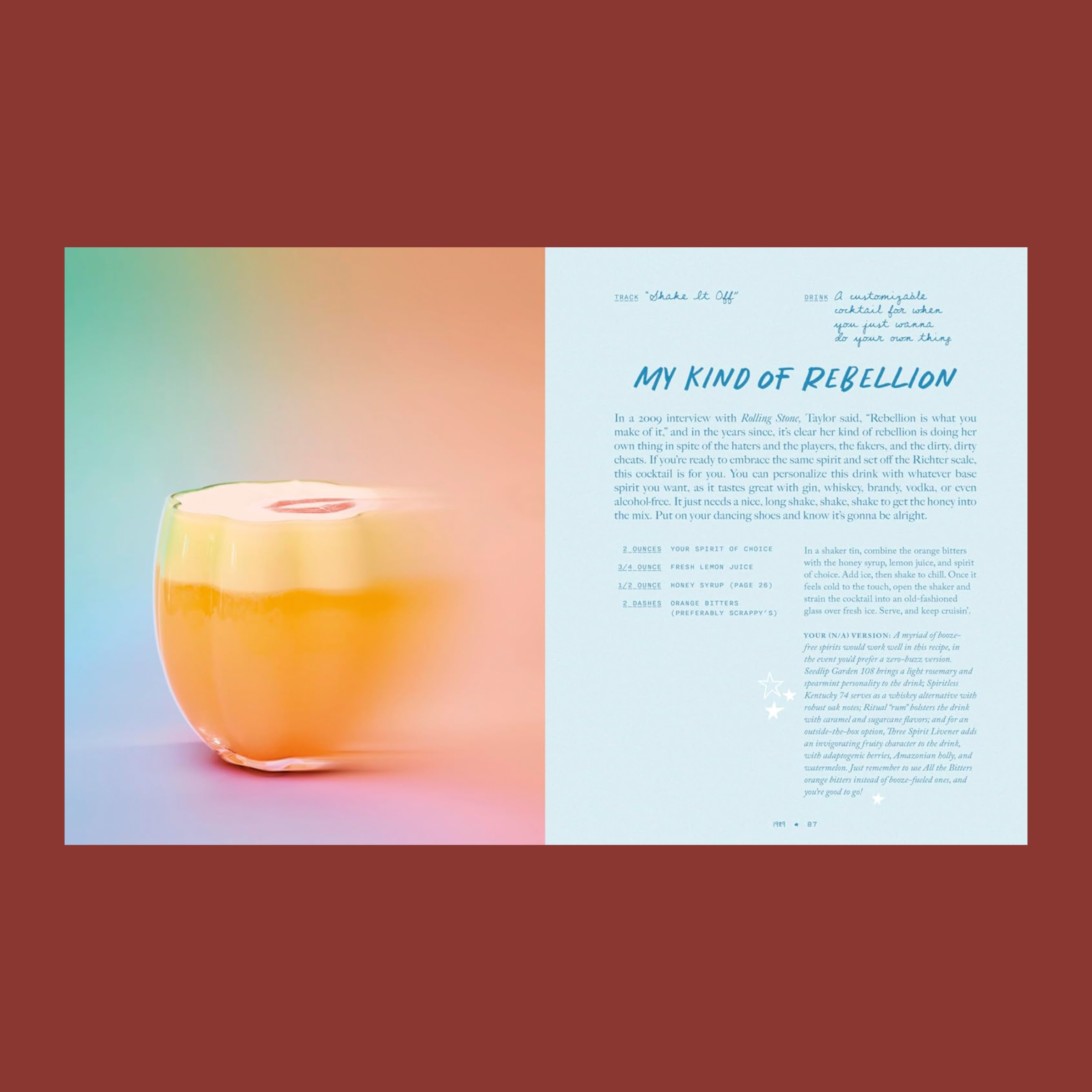 the eras pour the unofficial ultimate taylor swift cocktail book