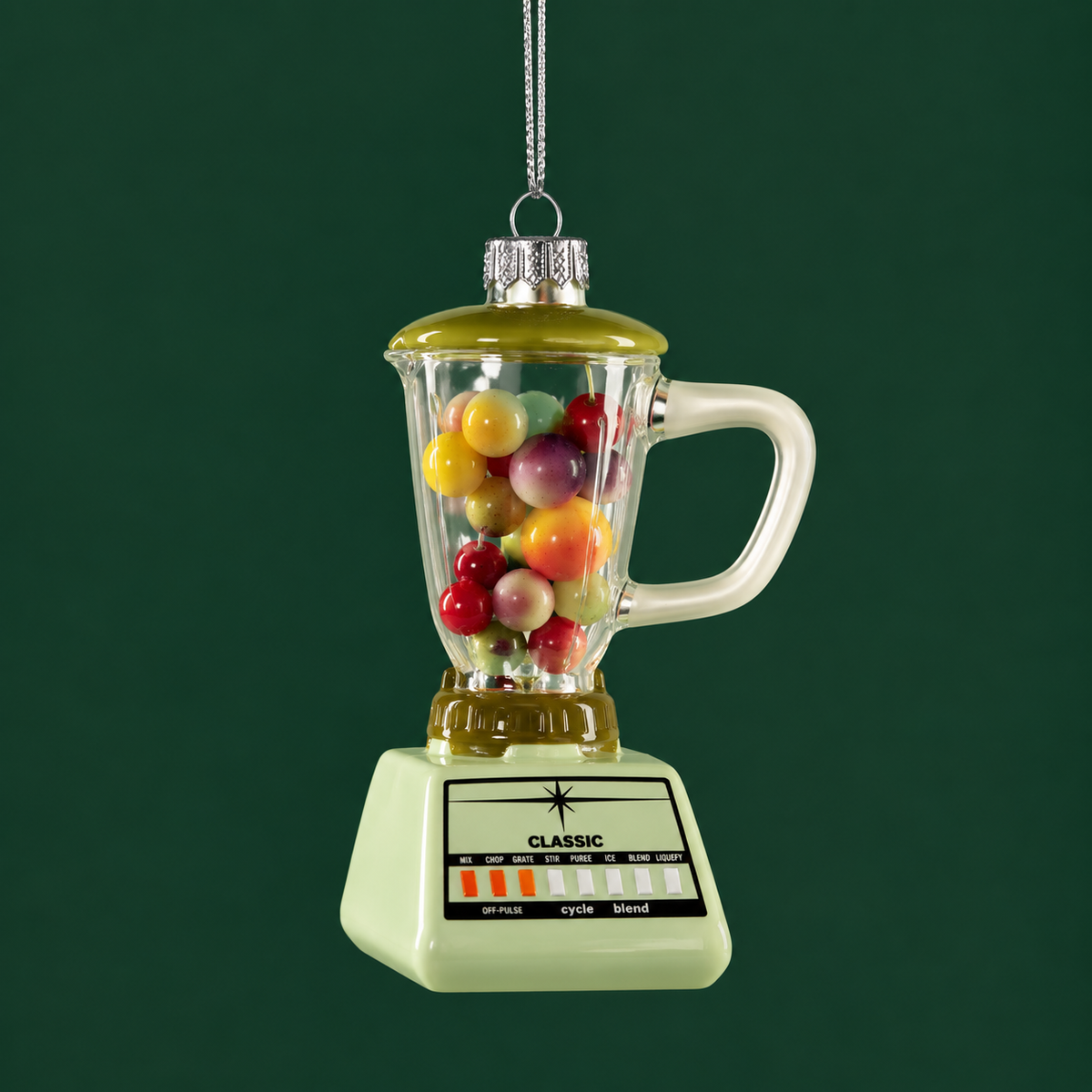 a blender shaped ornament