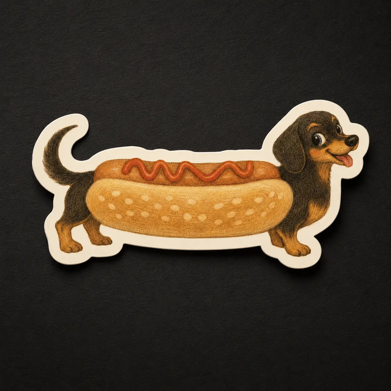 Happy Halloweenie Sticker
