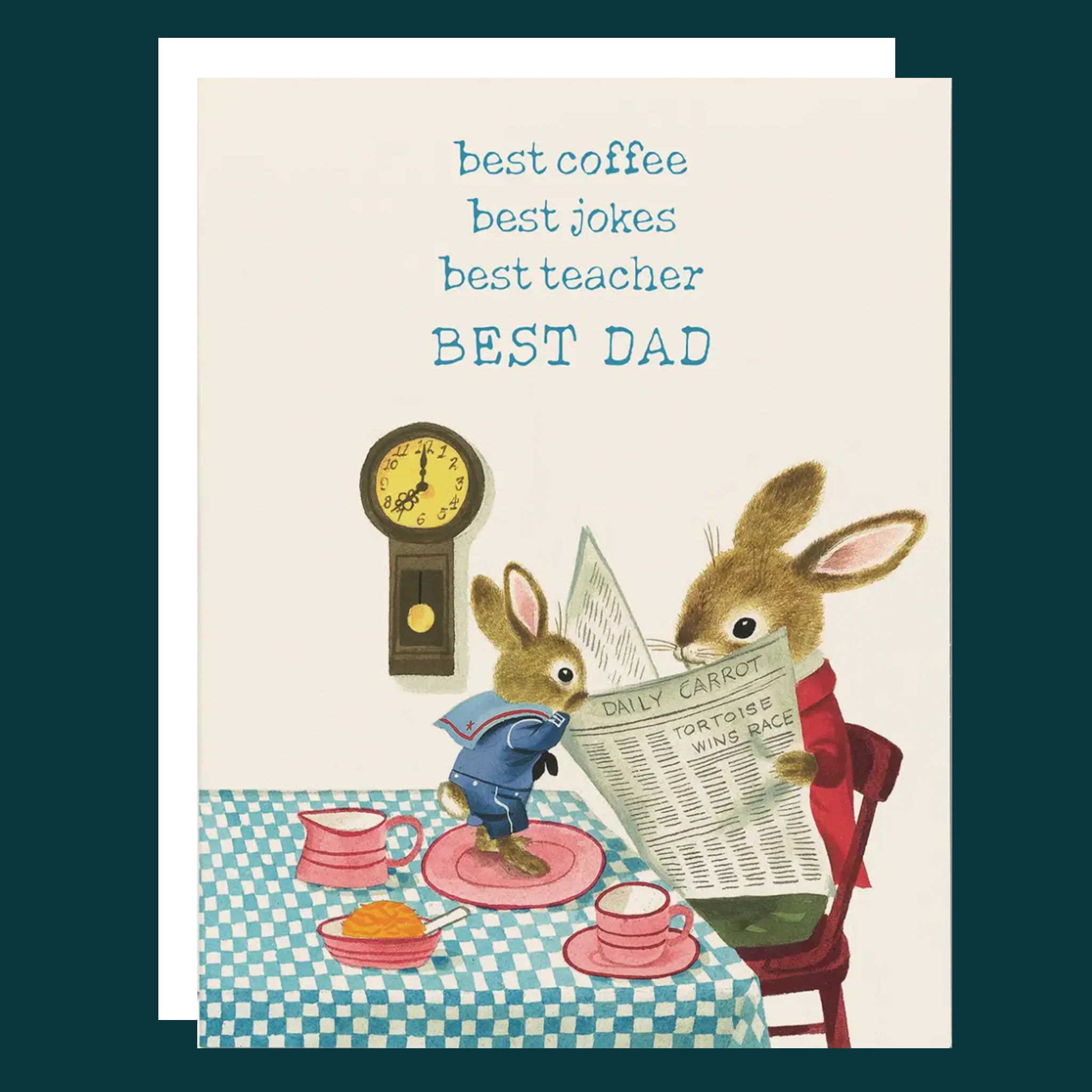 "best coffee best jokes best teacher BEST DAD". 