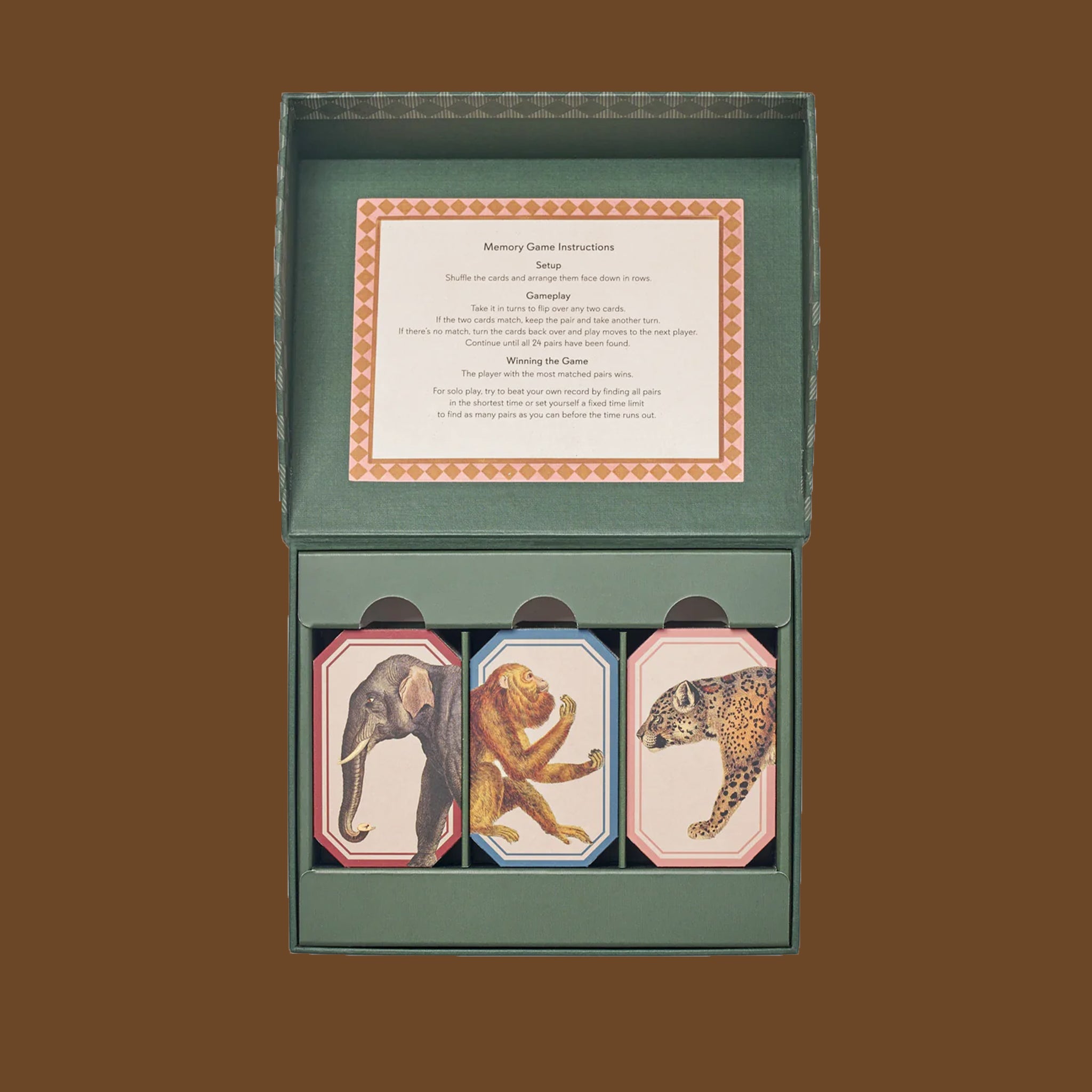 "Memory Game Animal Kingdom" a game with a animal matching game. 
