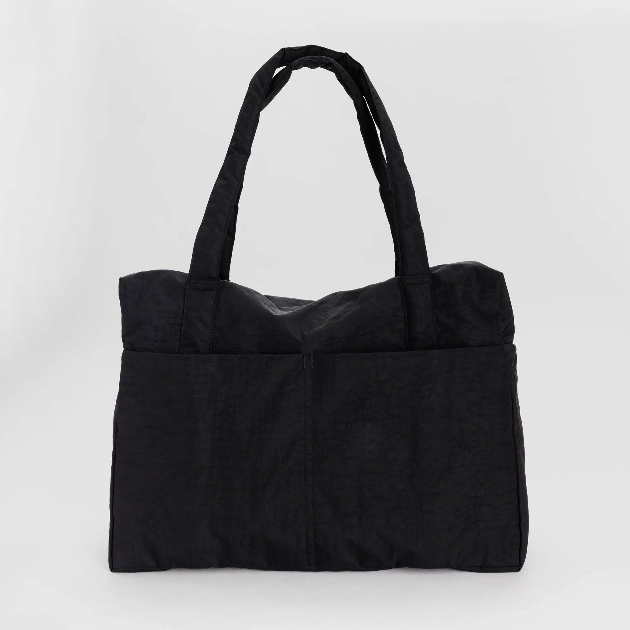 A black nylon bag