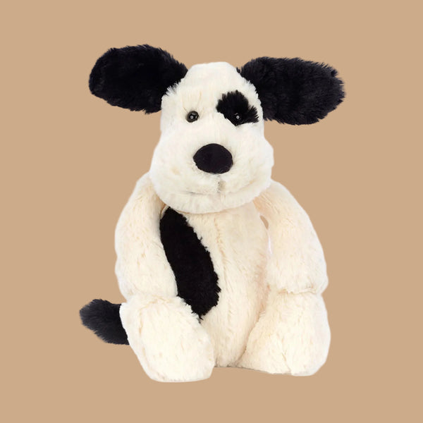 Bashful Black & Cream Puppy Jellycat – Pigment
