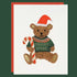 A bear holiday card. 