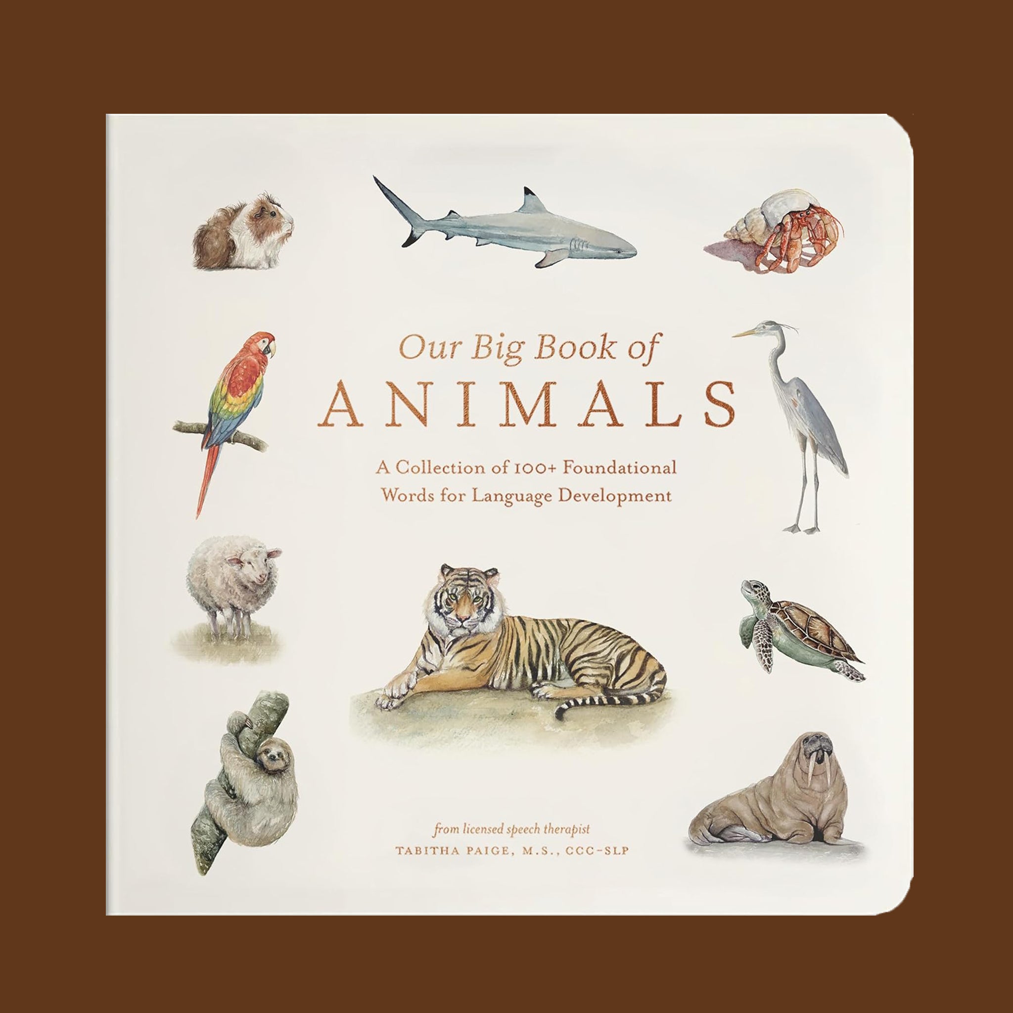 "Our Big Book of Animals A Collection of 100+ Foundational Words For Language Development". 