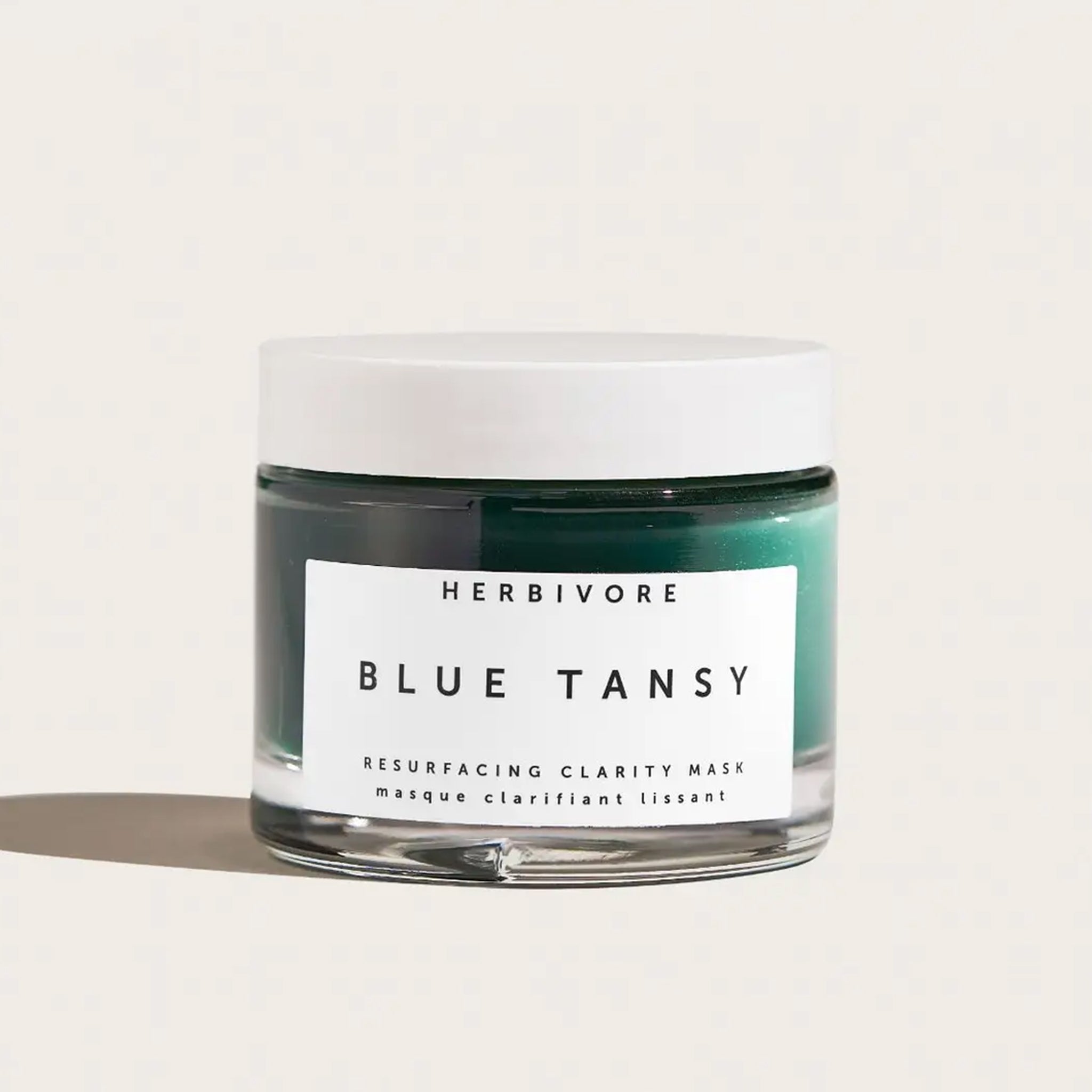 "Herbivore Blue Tansy Resurfacing Clarity Mask". 