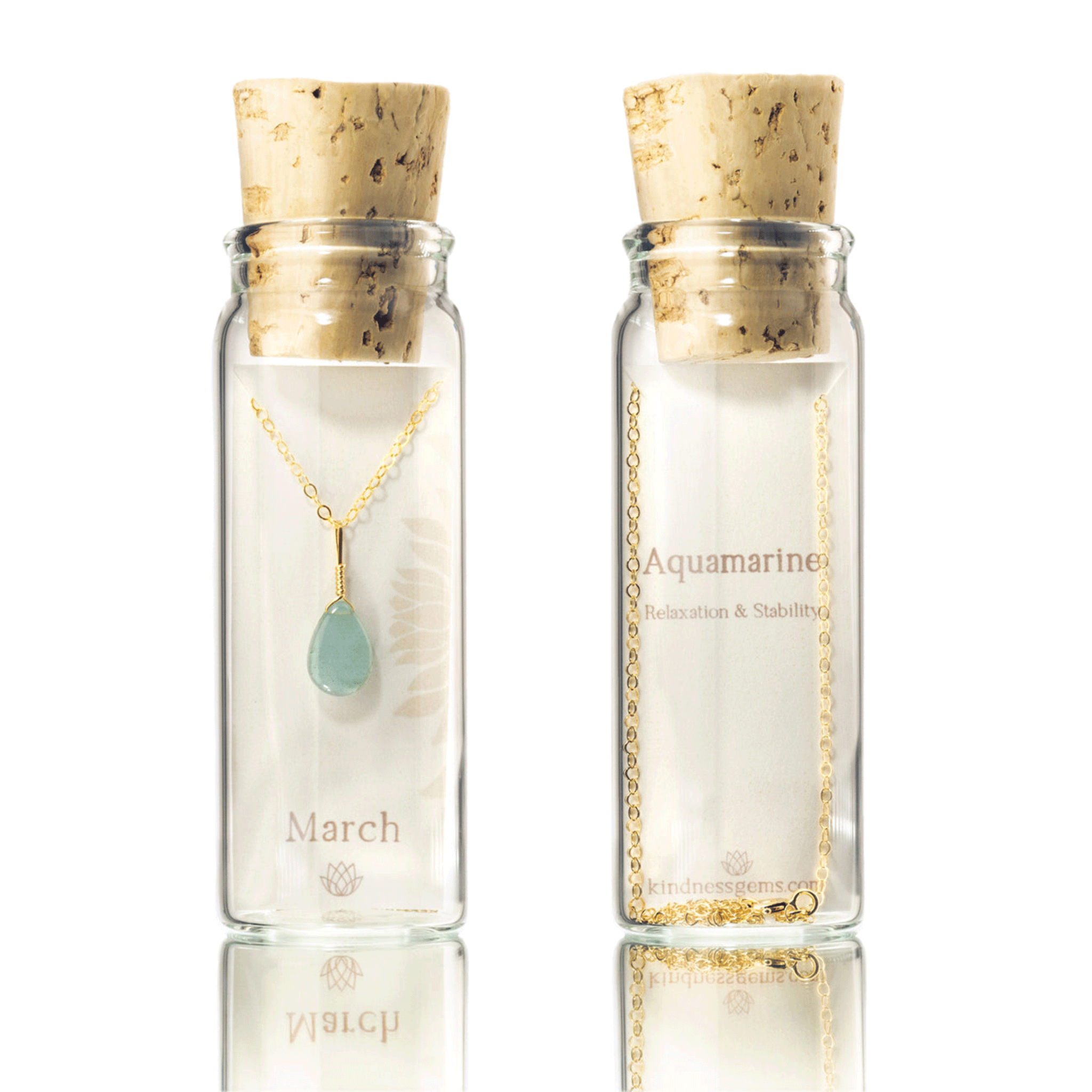 Birthstone Necklace Bottle