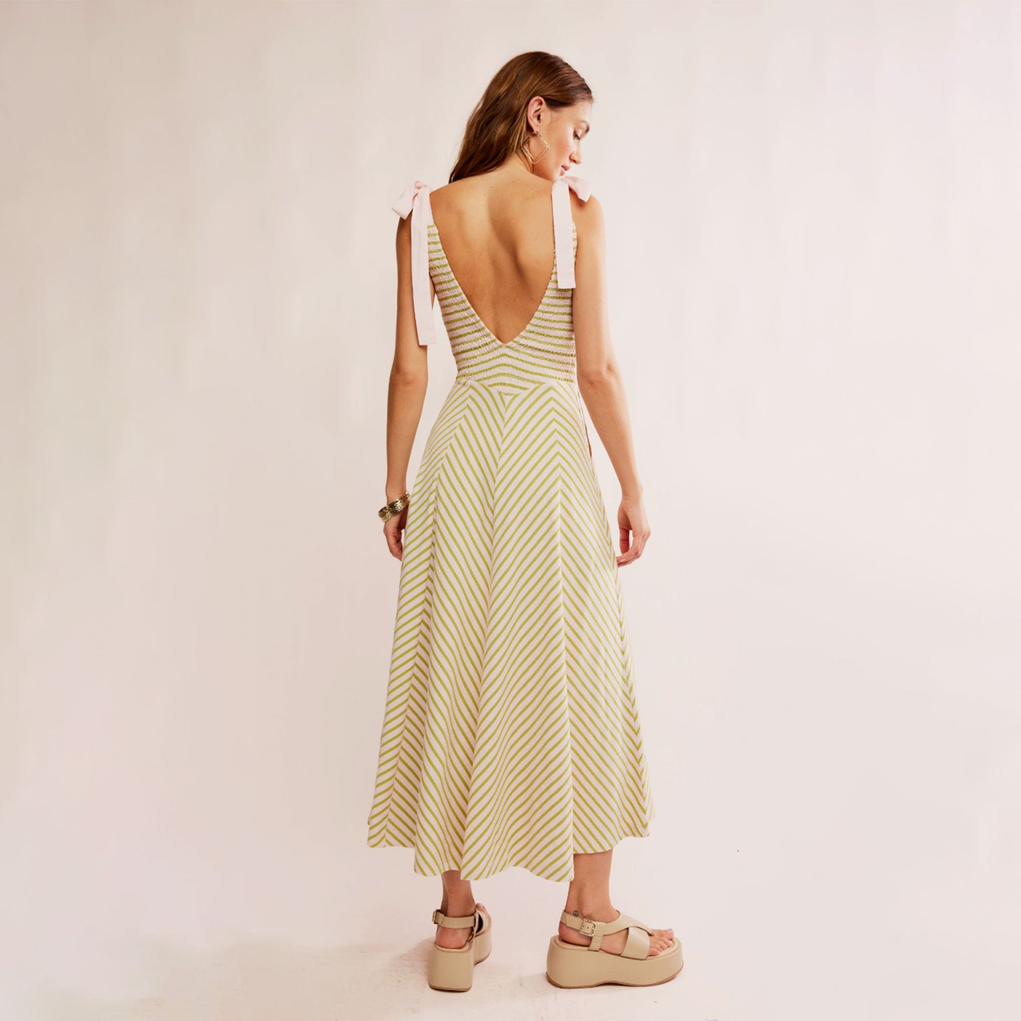 Cecelia Midi | Palma Combo In Neutral | Size: XL by Pigment Cecelia Midi | Palma Combo In Neutral | Size: XL by Pigment