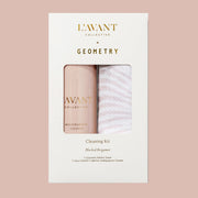 "L'AVANT Collective x Geometry Cleaning Kit Blush Bergamot". 