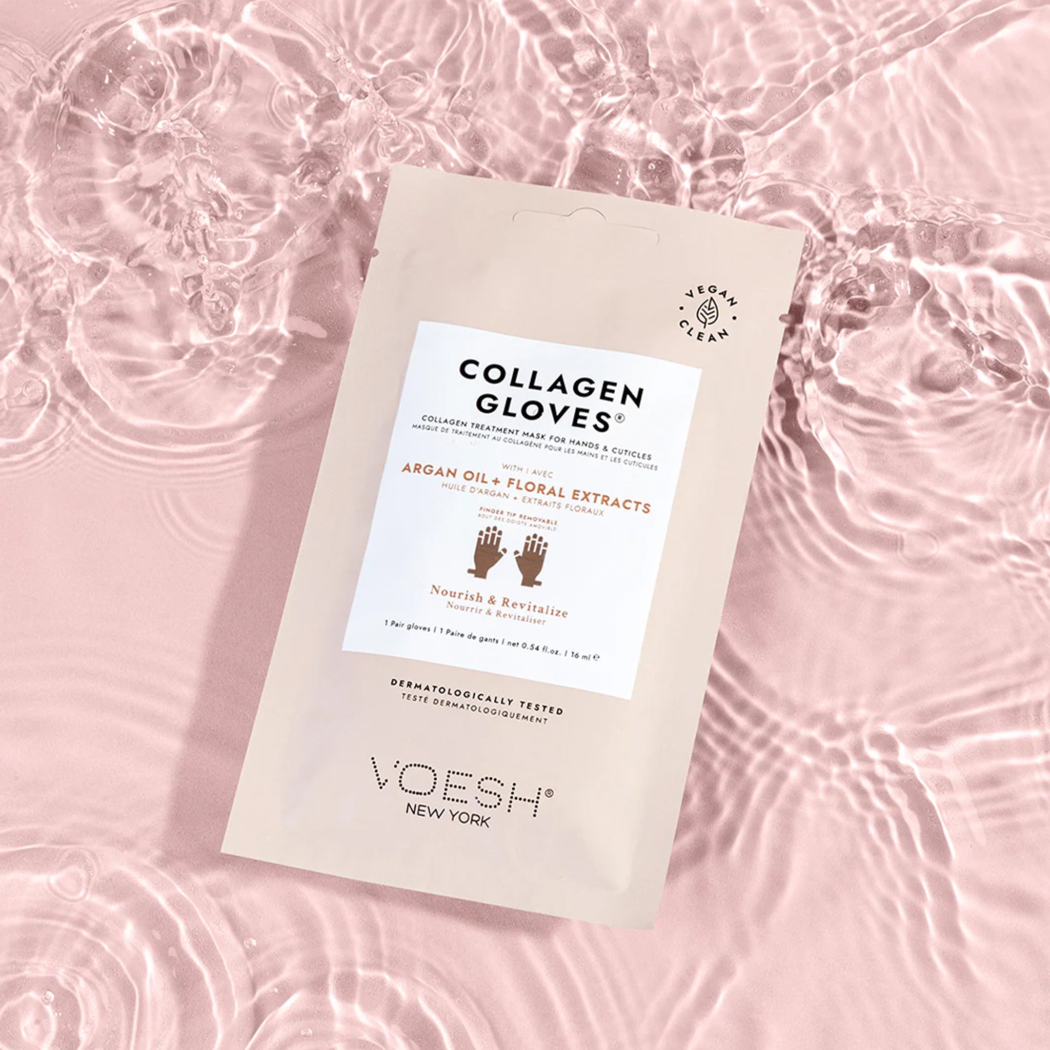 &quot;Collagen Gloves Argan Oil + Floral Extracts&quot;.