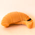 A croissant shaped velvet storage box for jewelry nicknacks and more.