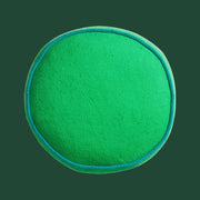 A round green pillow.