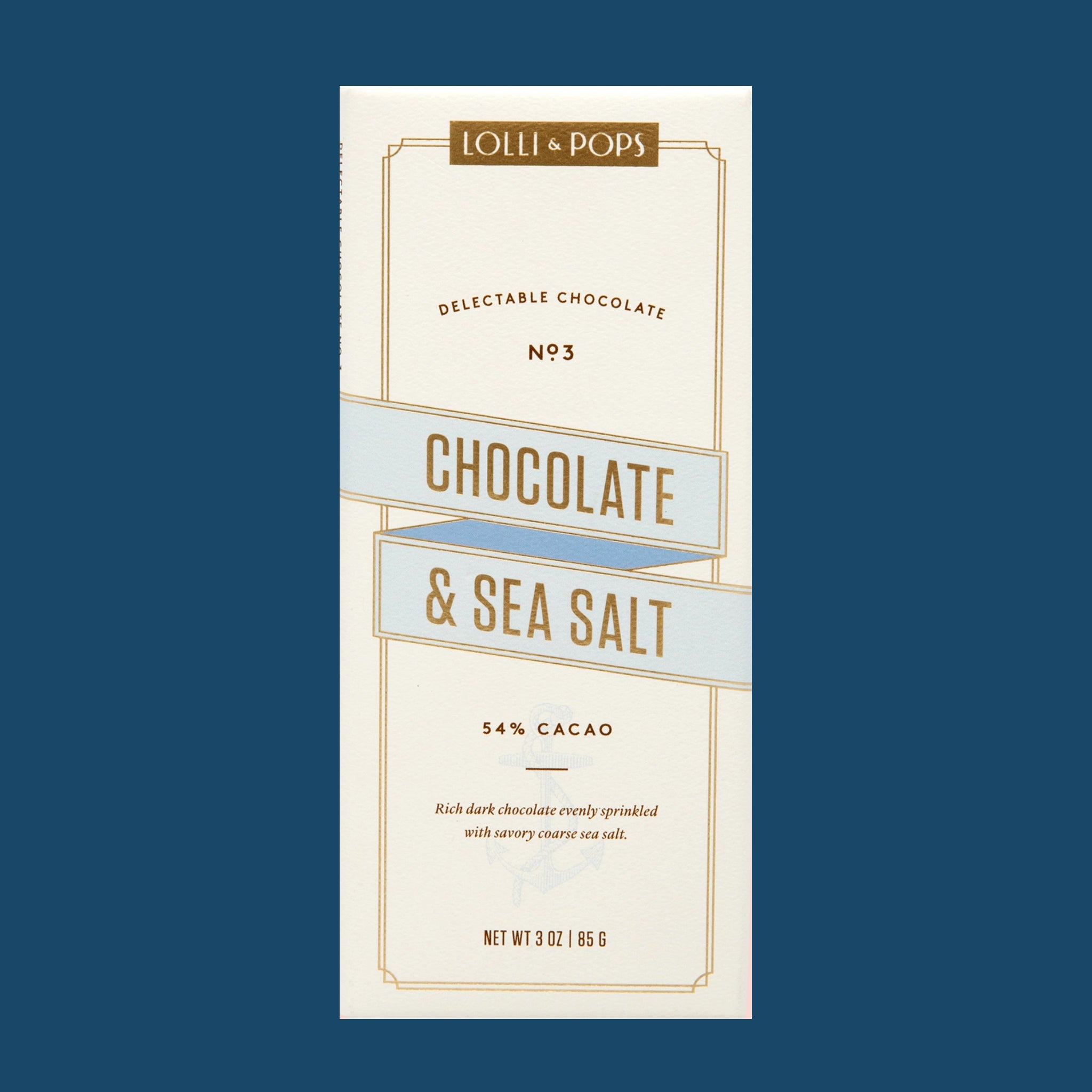 Lolli + Pops Chocolate & Sea Salt 54% Cacao".