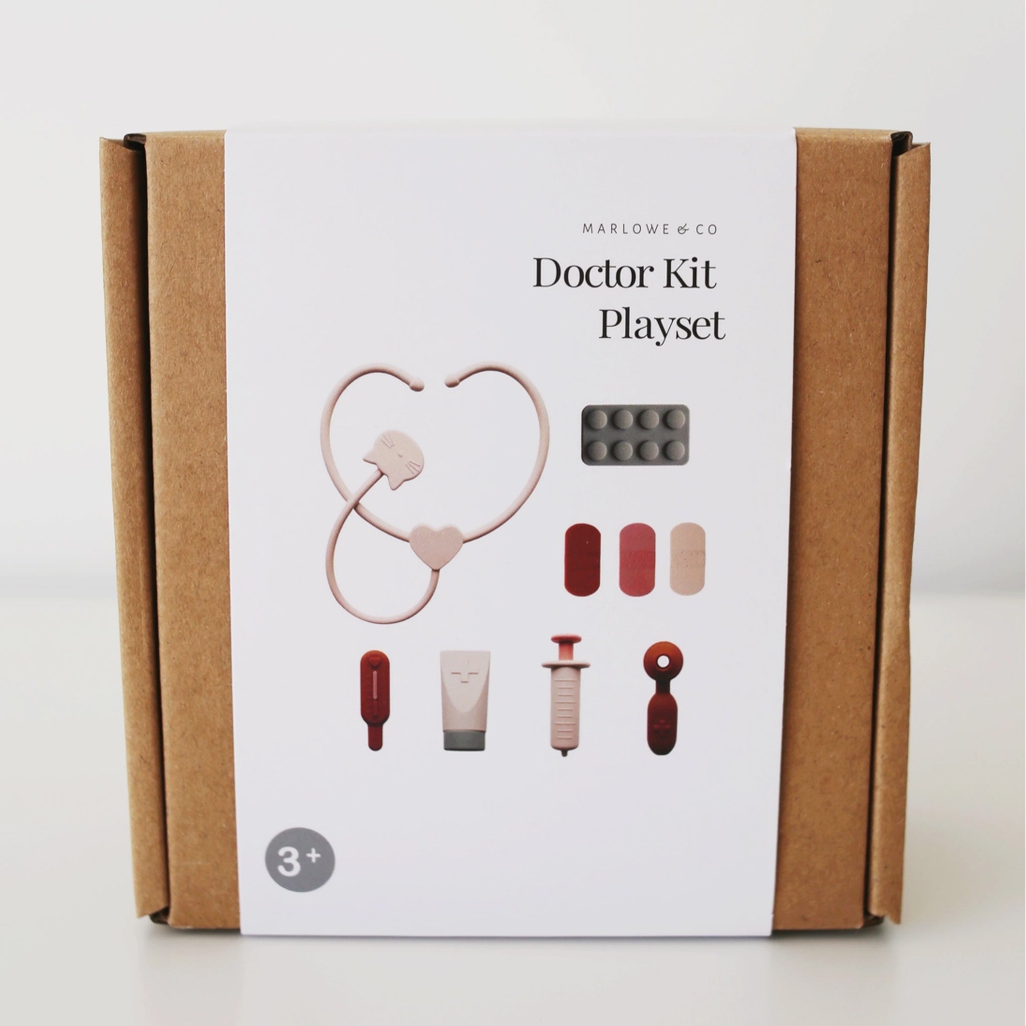 &quot;Doctor Kit Playset&quot;. A silicone doctor toy set. 
