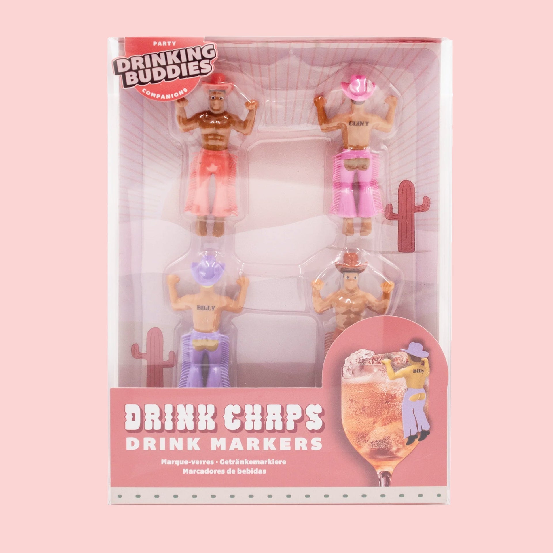 NEW! Drinking Buddies Chaps, Assorted (NP36046-A