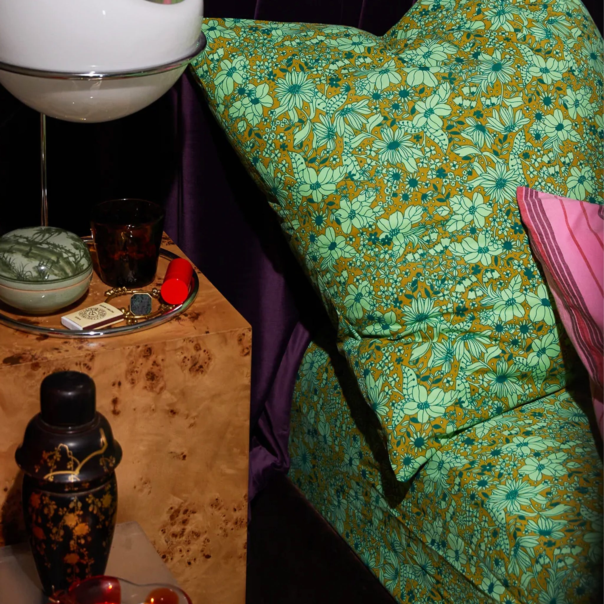 Evette Cotton Euro Pillowcase Set - Thumbnail 3