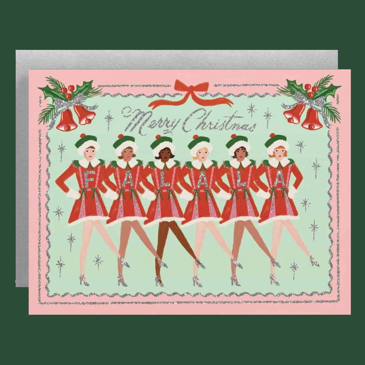Merry Christmas fa la la card. 