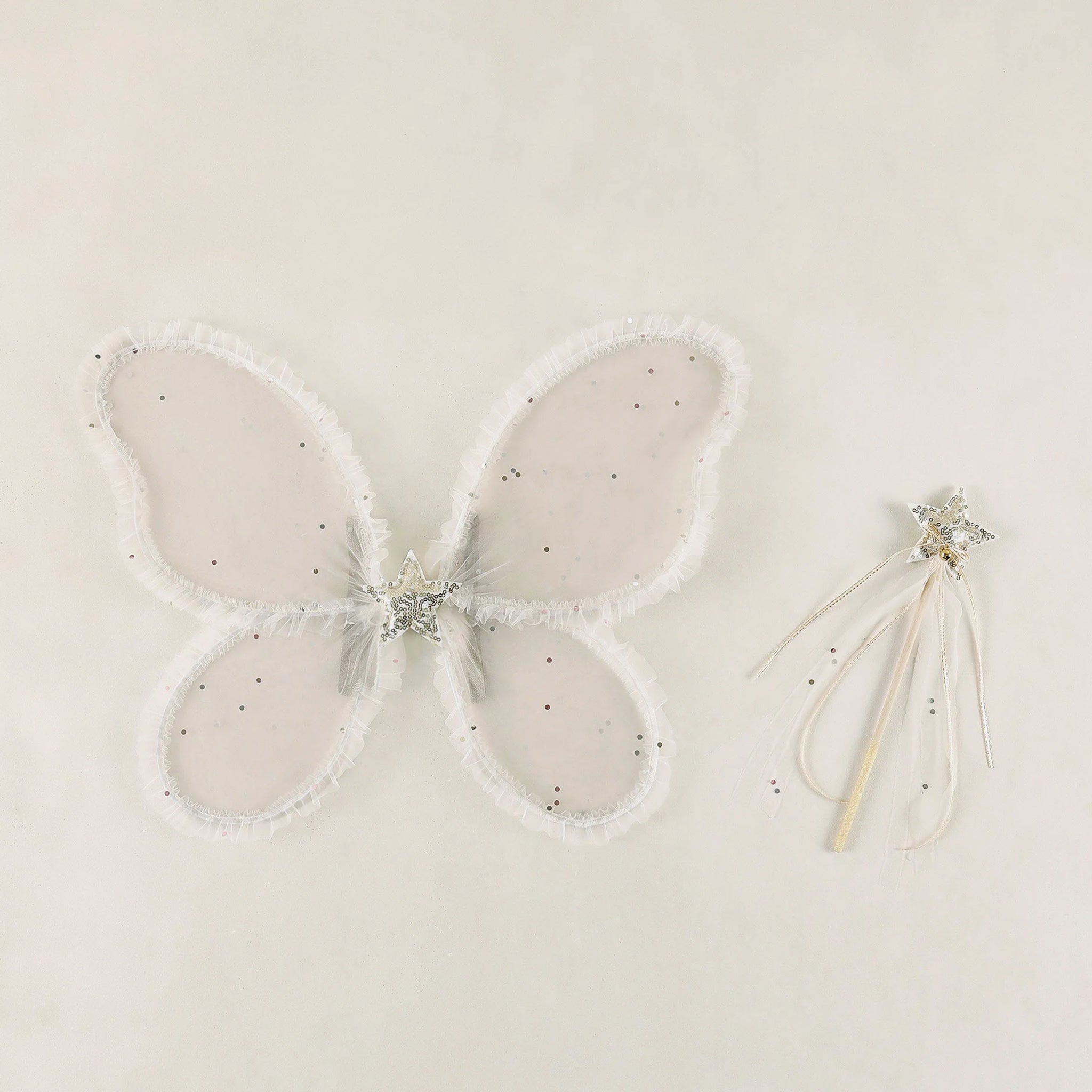 A fairy wing and wand set. 