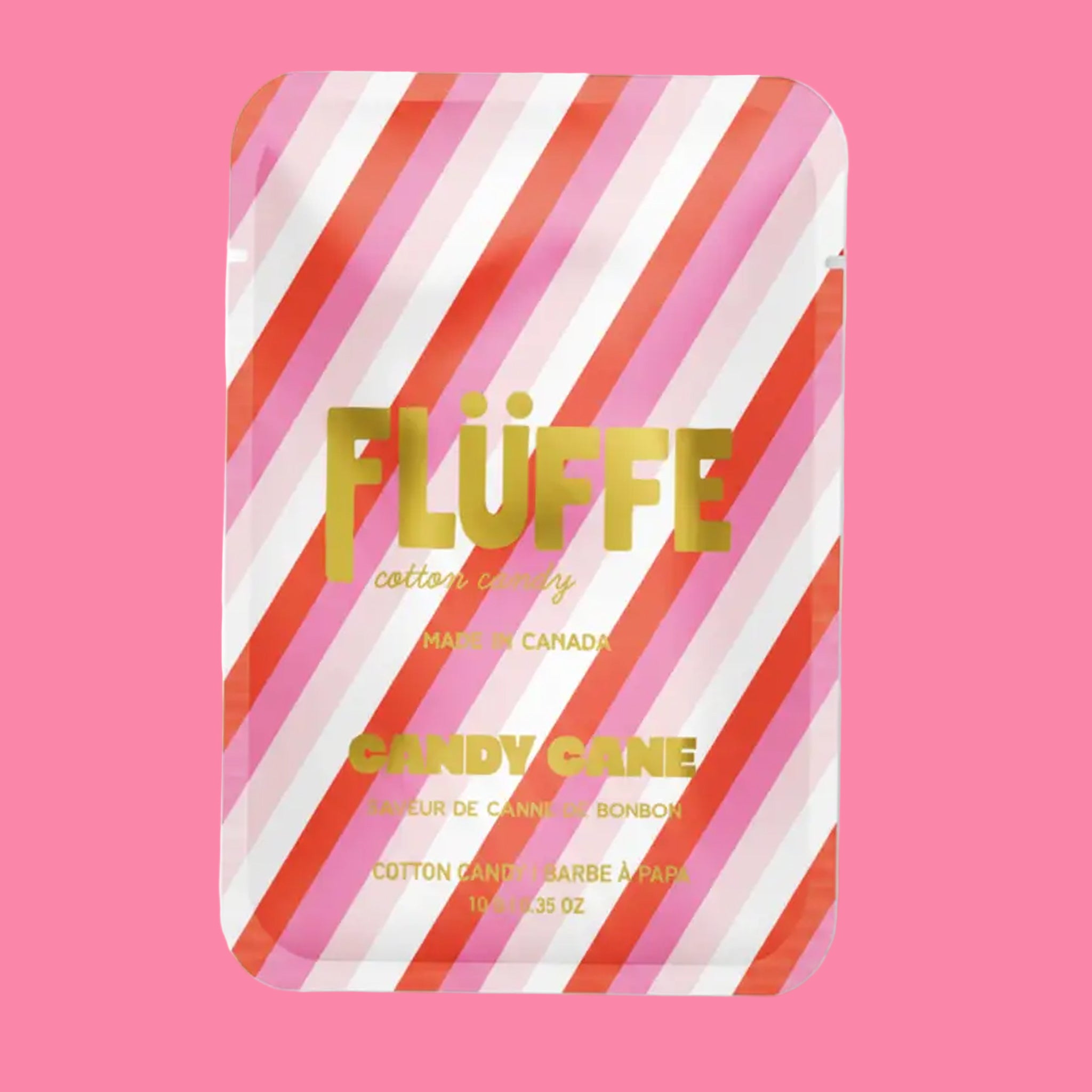 "Flüffe Cotton Candy Made In Canada Candy Cane Cotton Candy". 