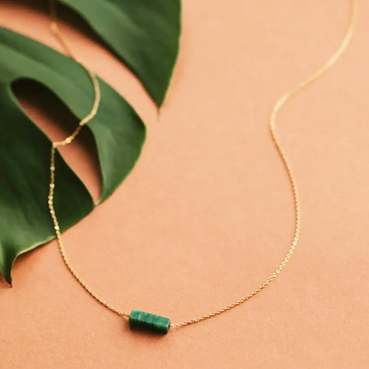 Gemma Necklace | Moss – Pigment