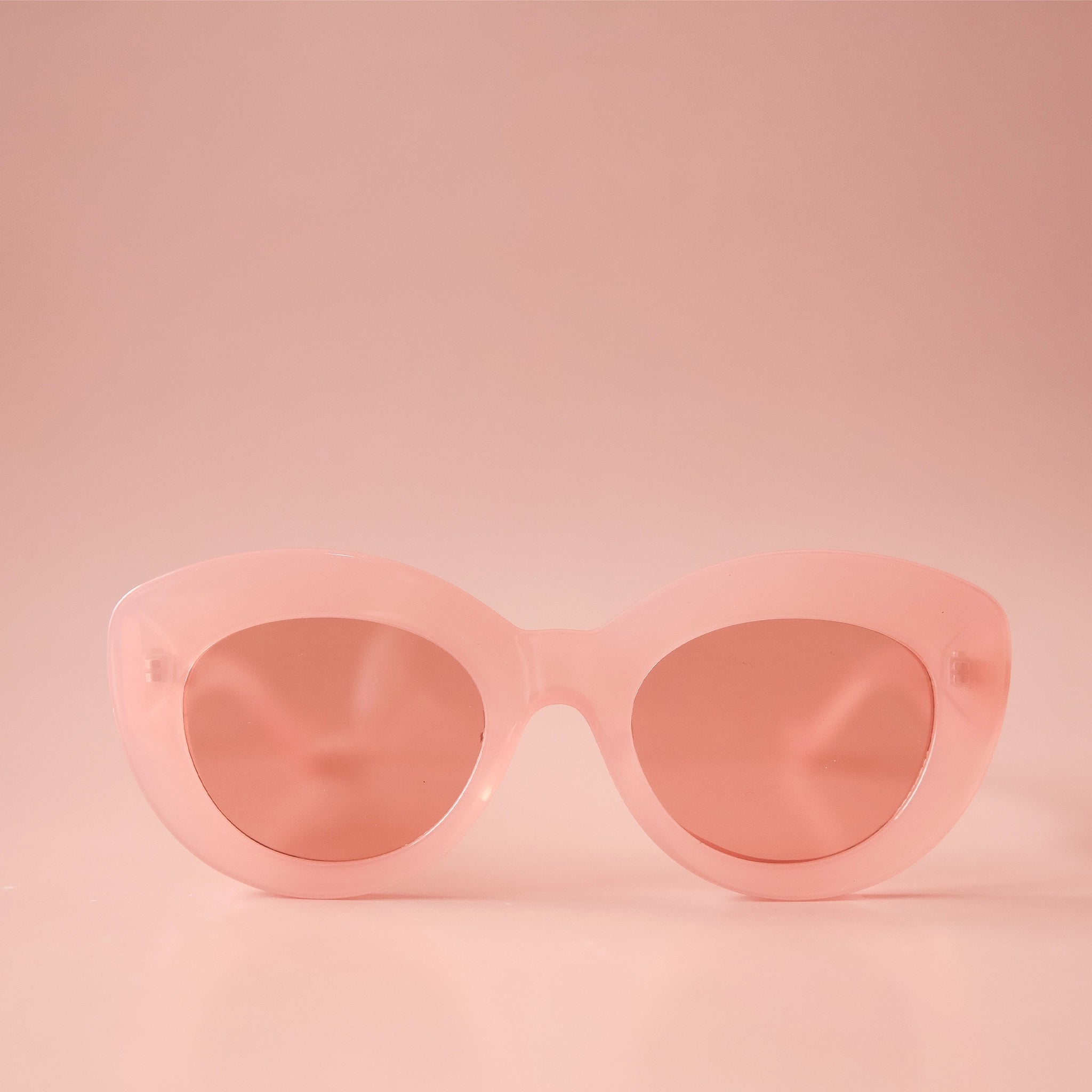 Gemma Sunglasses | Rose Quartz in Pink by Pigment