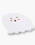 A pack of white ghost shaped sticky notes. 