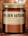 Golden Autumn Candle