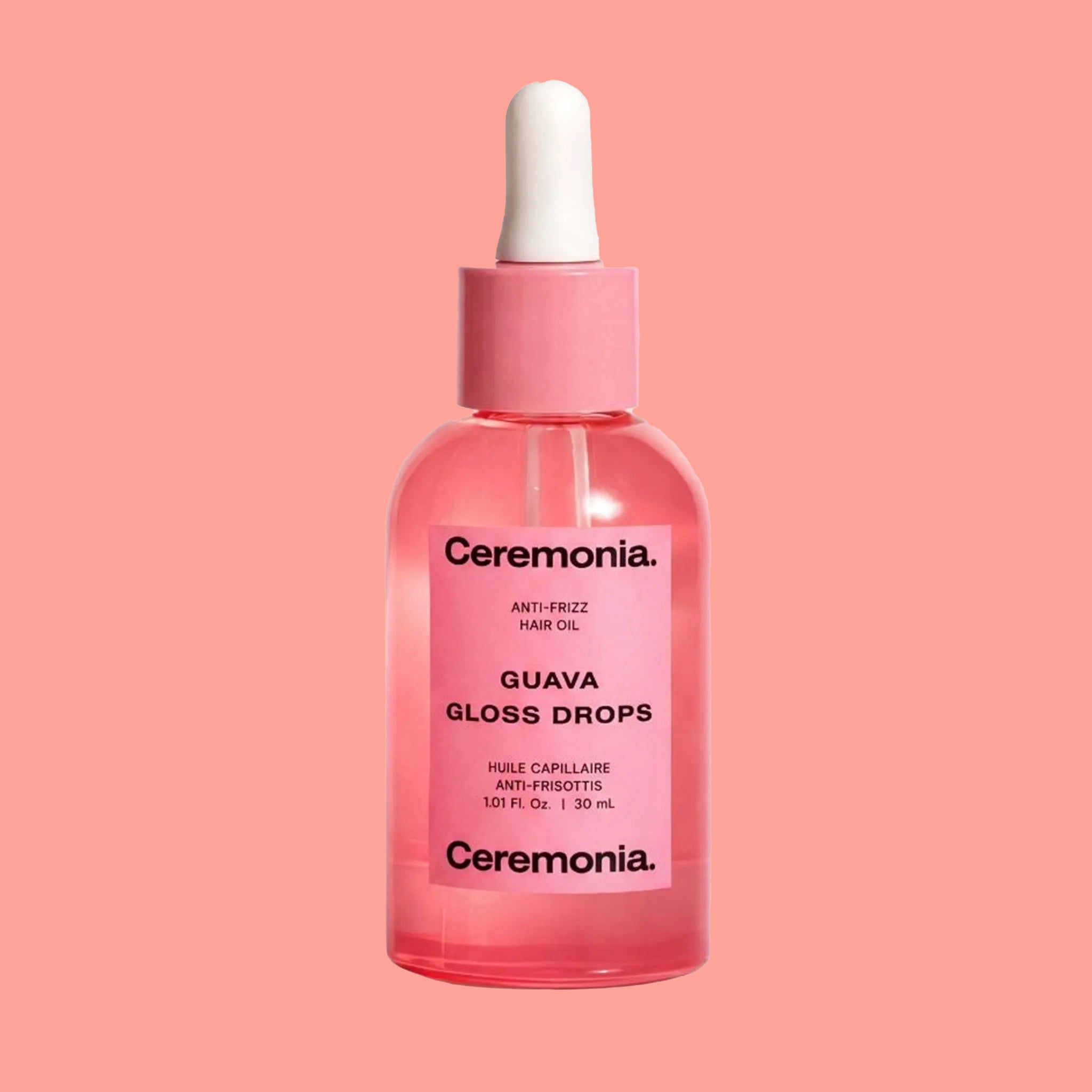 Ceremonia. Anti-frizz hair oil Guava Gloss Drops. 