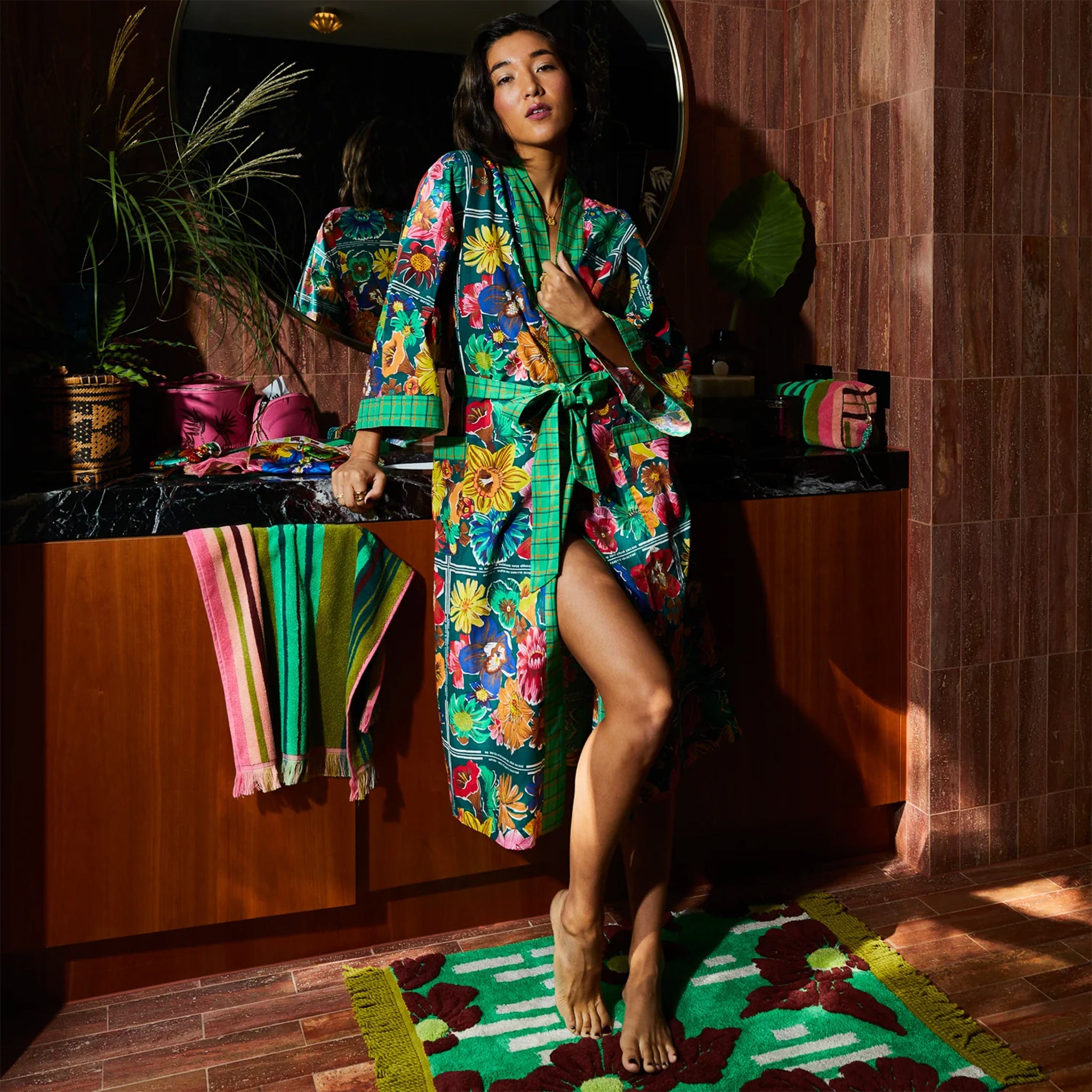 Ines Cotton Robe – Pigment