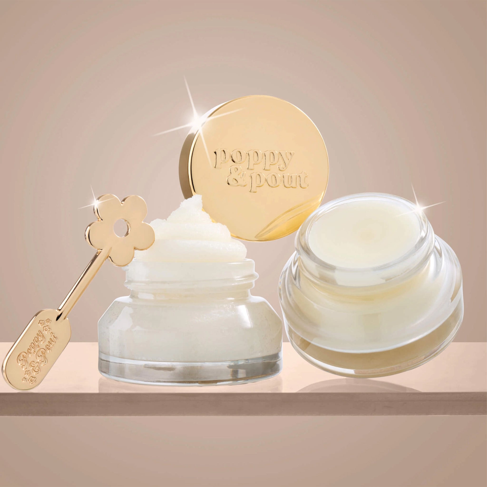 "poppy & pout island coconut lip care trio"