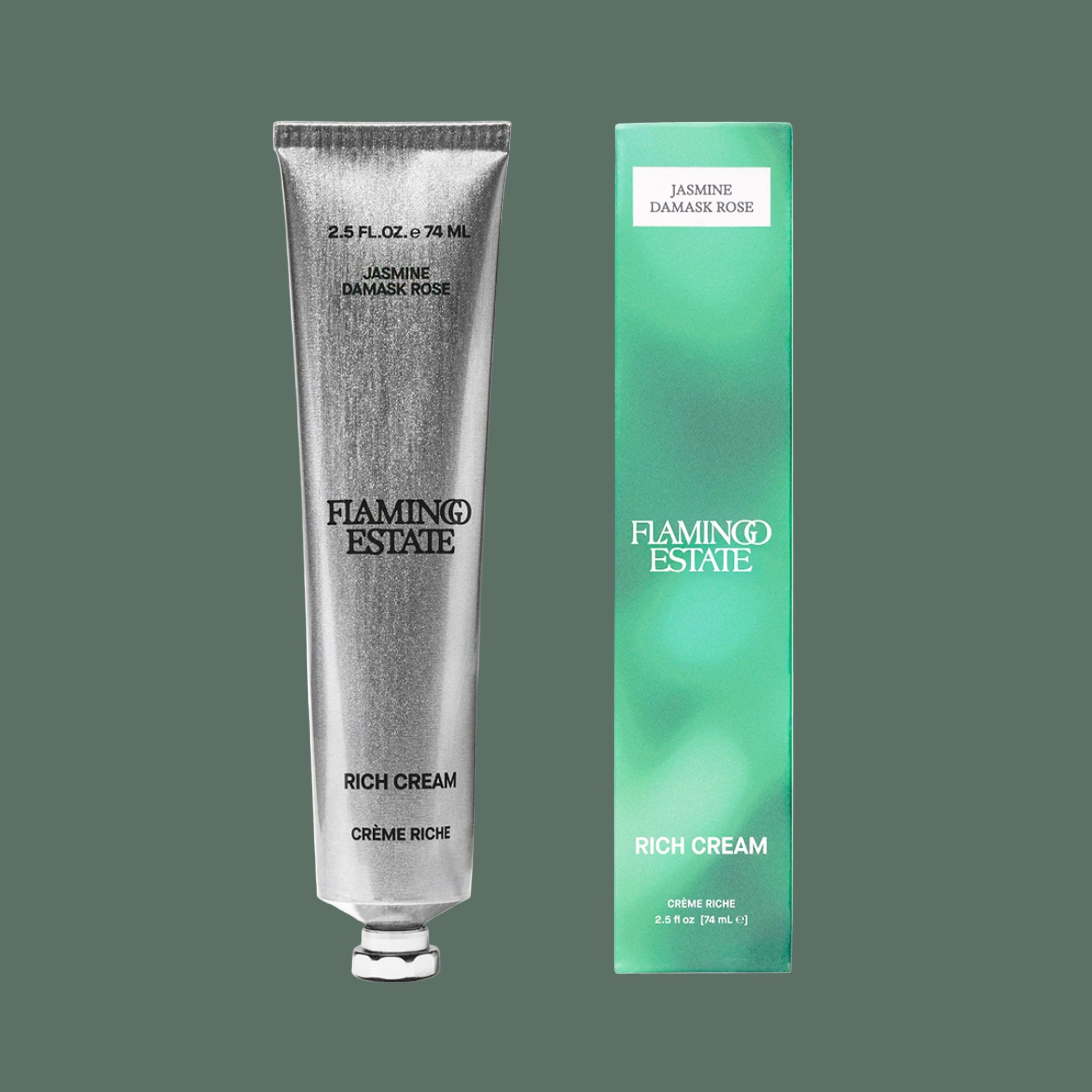 "Jasmine Damask Rose Flamingo Estate Rich Cream"