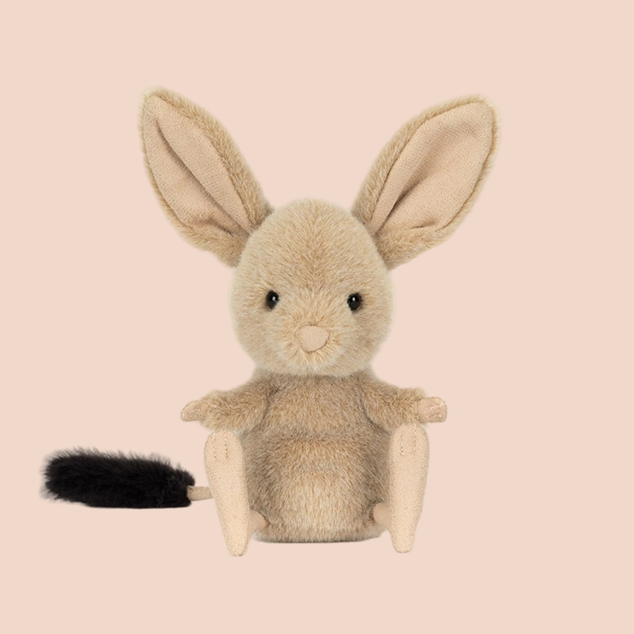 a tan stuffed animal. 