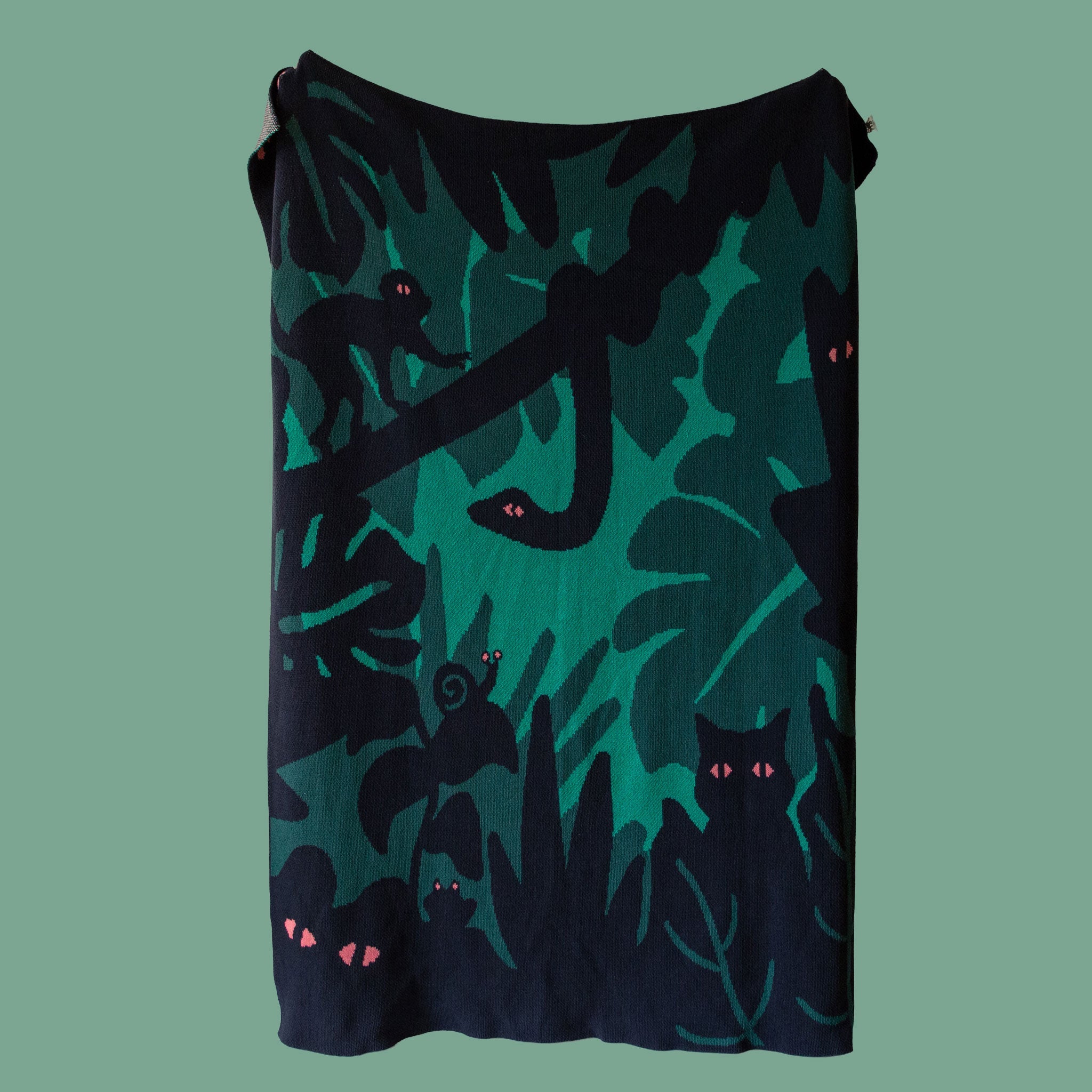Green Jungle Blanket