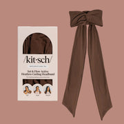 "kitsch heatless styling 1PC Set & Flow Active Heatless Curling Headband".