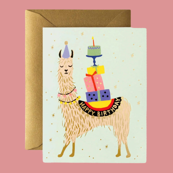 Llama Birthday Card – Pigment for Free Printable Llama Birthday Card