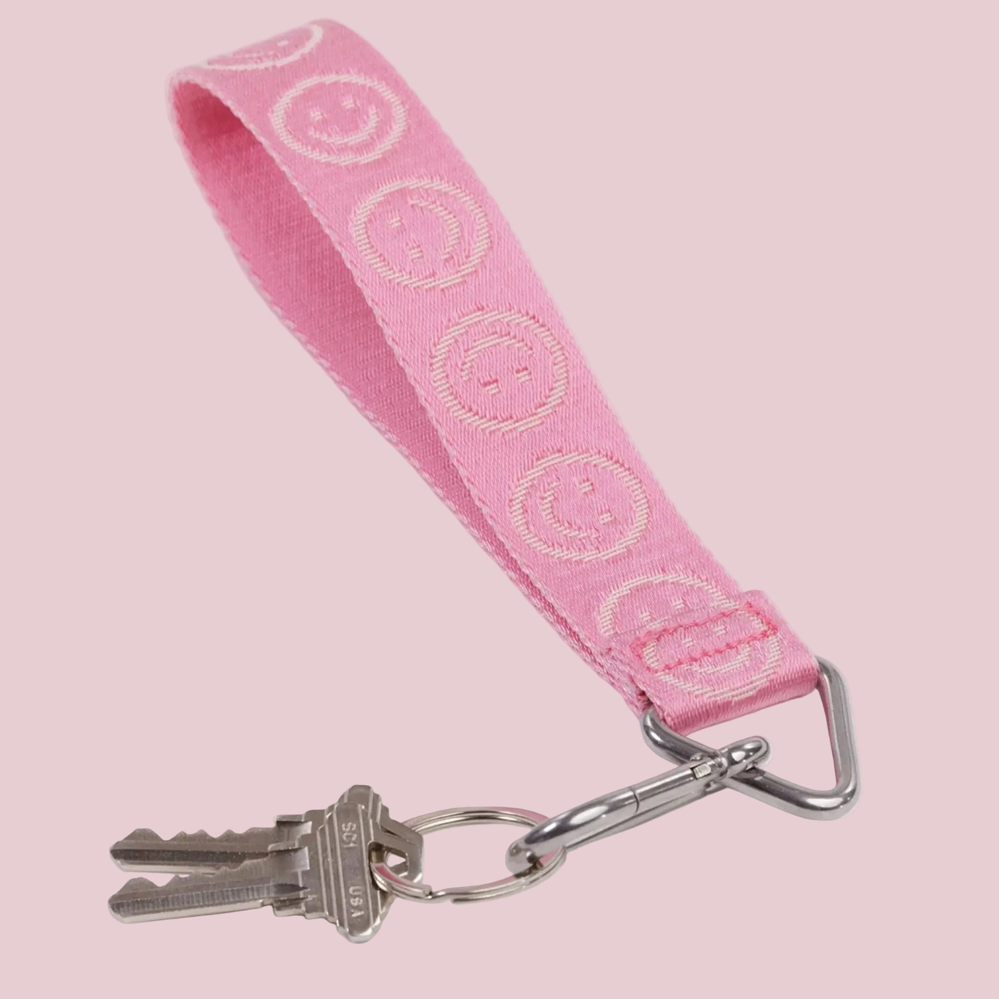 ミュージシャン POINTLESS JOURNEYLOGO KEY CHAIN PINK Logo Keychain | Pink Happy – Pigment