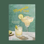 A green book cover with a photo of a margarita and text that reads, 'Margarita Time'. 
