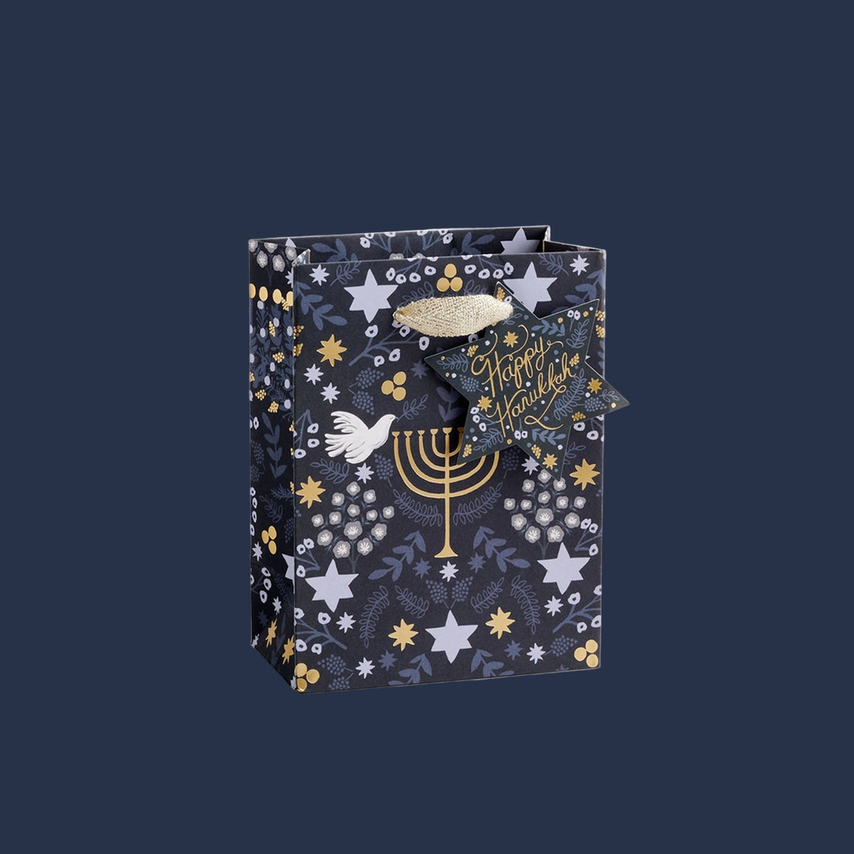 Laurel Menorah Gift Bag